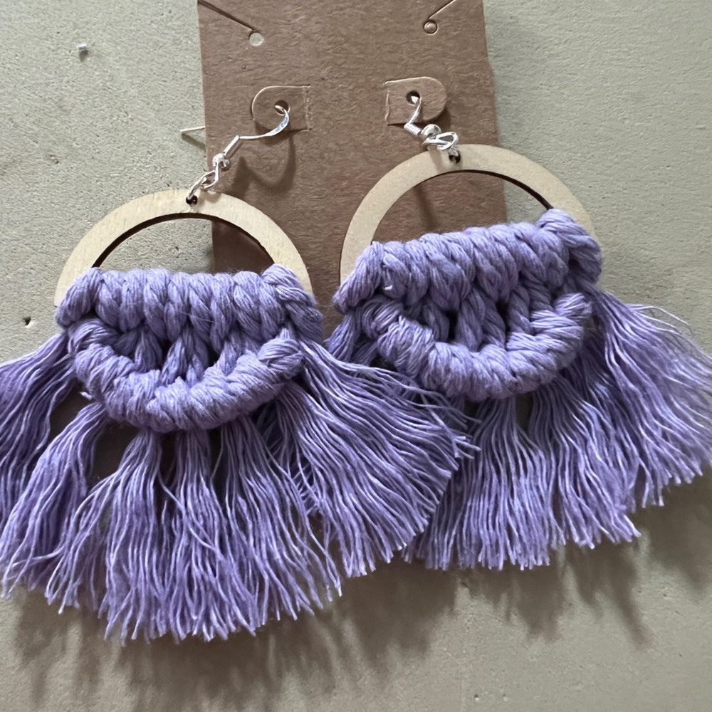 Handmade macramés earrings